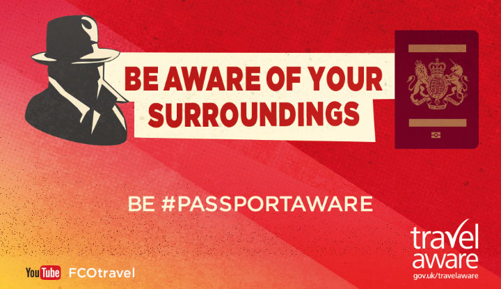 Travel Aware - Be aware of your surroundings